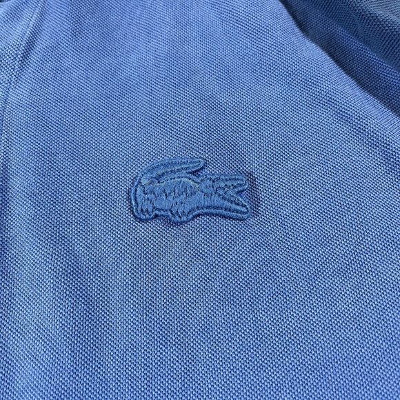 Lacoste Polo Shirt Mens Large Blue Big Alligator Golf Collared Short Sleeve - Picture 5 of 10